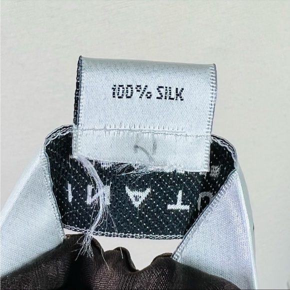 GORGEOUS Trina Turk 100% Silk Top, Like New, Size M - Beautiful Rich Brown! - Picture 4 of 6